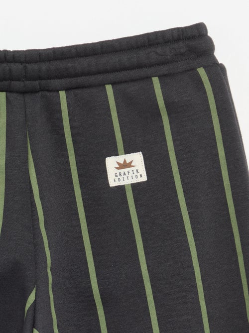 Pantalon de jogging à rayures - Kiabi