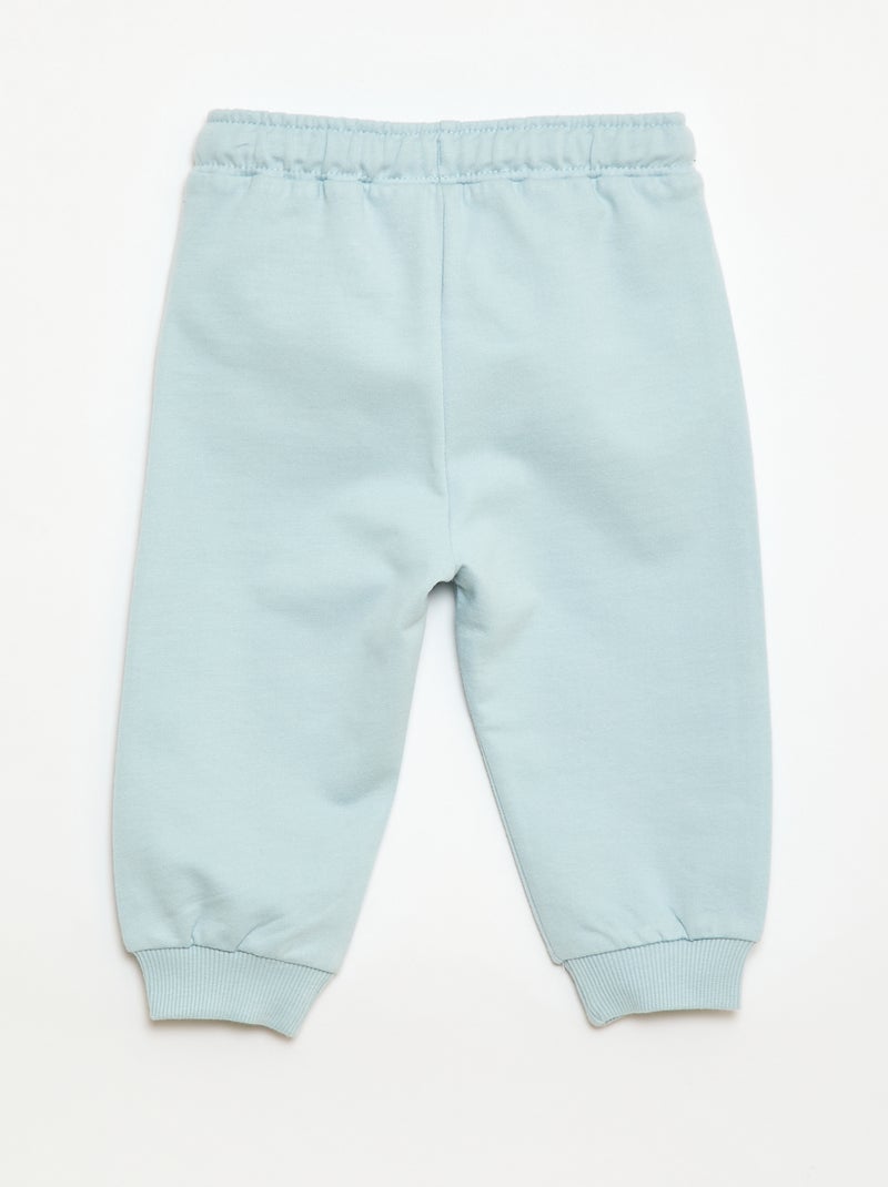 Pantalon de jogging 'Bluey' en molleton non gratté Bleu - Kiabi