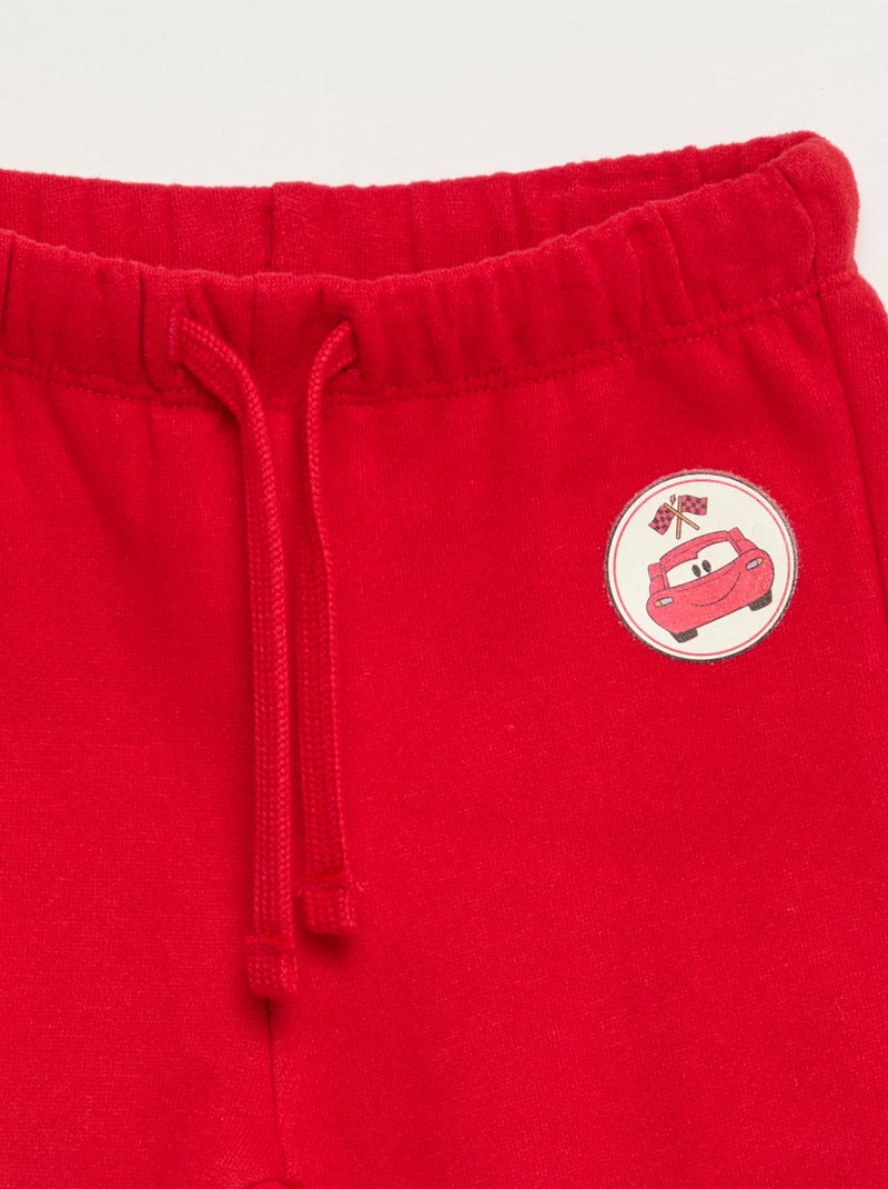 Pantalon de jogging 'Cars' 'Disney' Rouge - Kiabi
