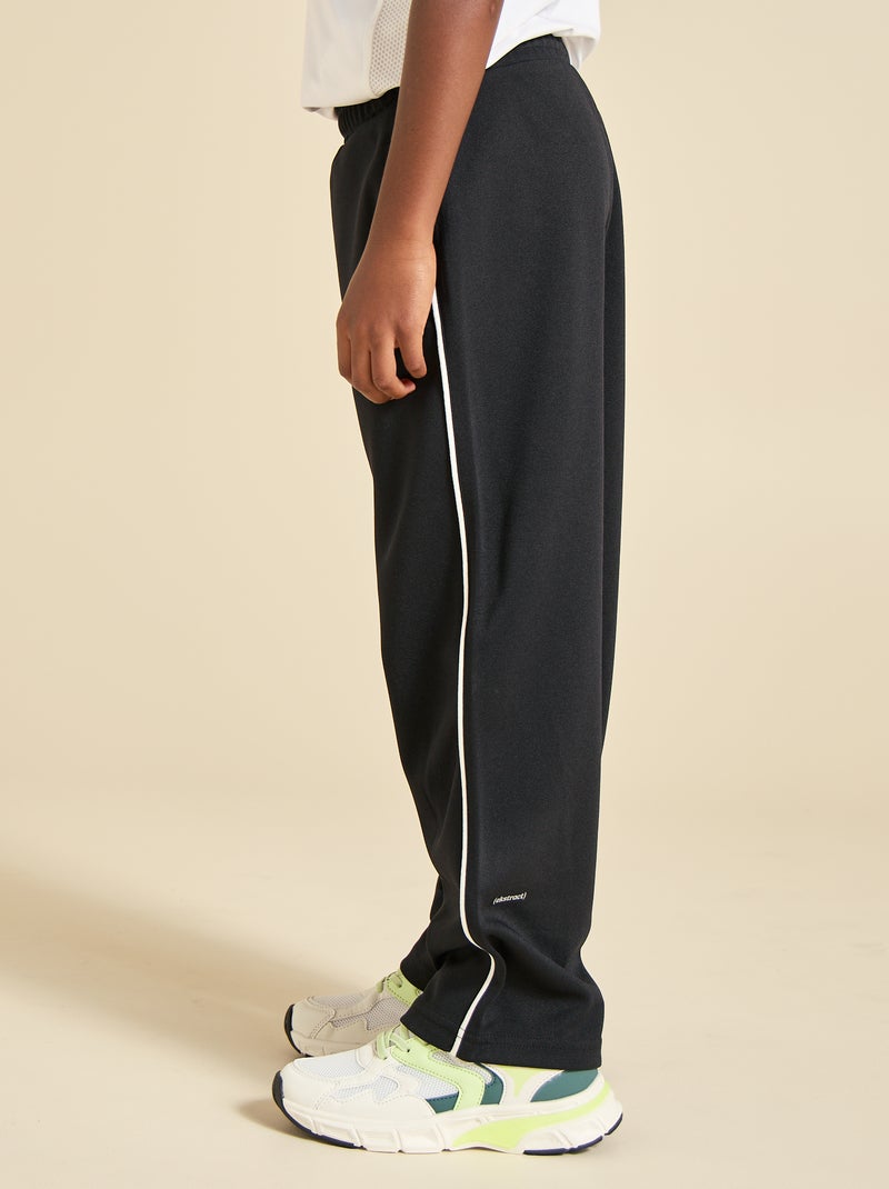 Pantalon de jogging coupe regular (ekstract) Noir - Kiabi