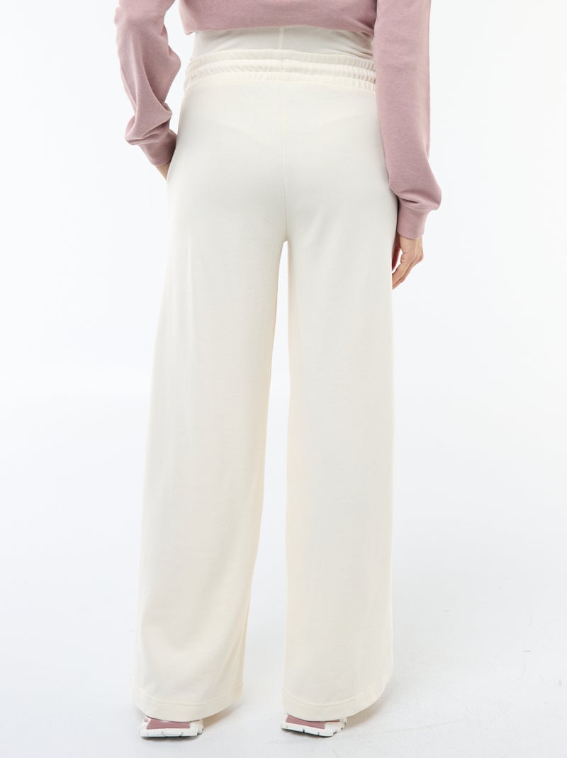 Pantalon de jogging de maternité Blanc - Kiabi