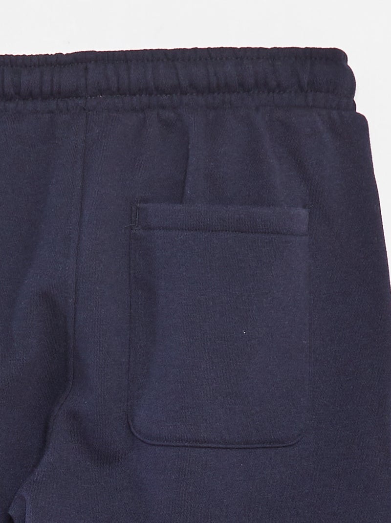Pantalon de jogging  droit uni - Coupe + confortable Bleu - Kiabi