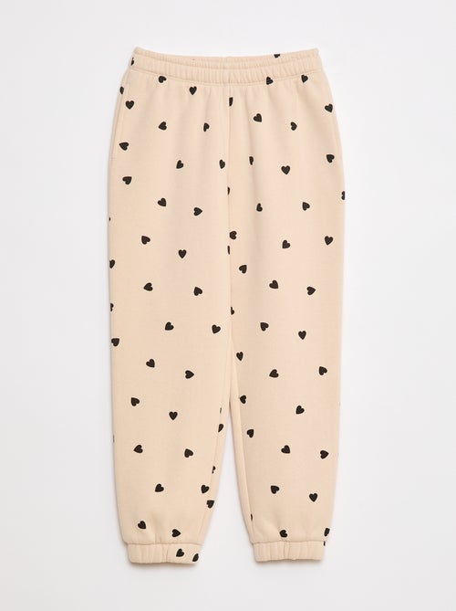 Pantalon de jogging en molleton gratté - Kiabi