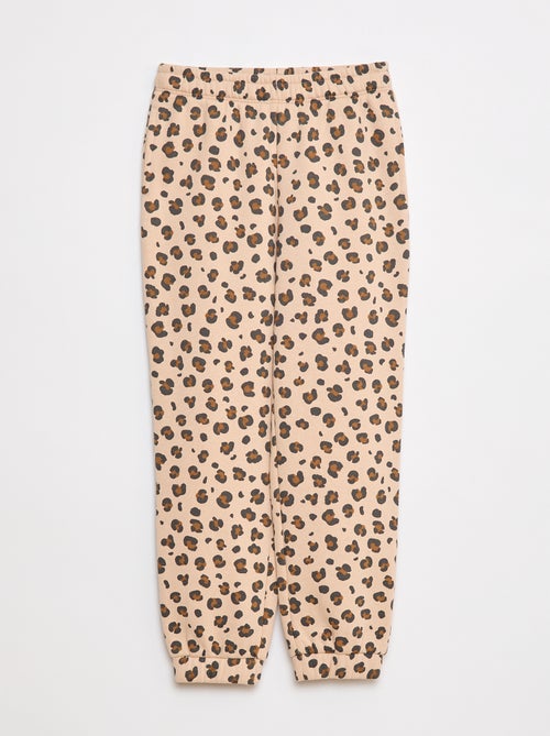 Pantalon de jogging en molleton gratté - Kiabi