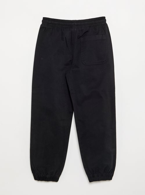 Pantalon de jogging en twill - Kiabi