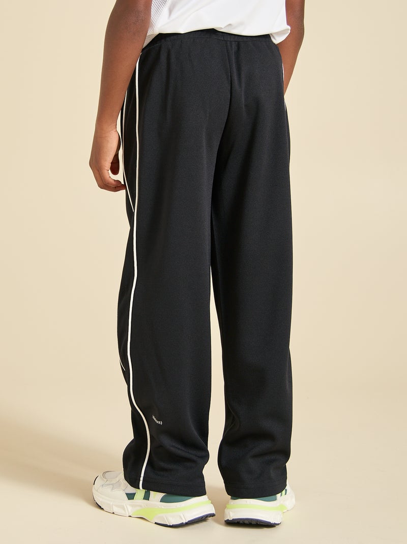 Pantalon de jogging wide leg Noir - Kiabi