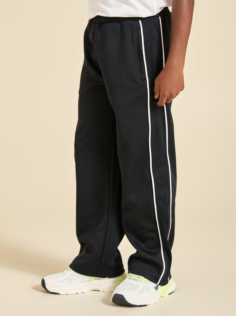 Pantalon de jogging wide leg Noir - Kiabi