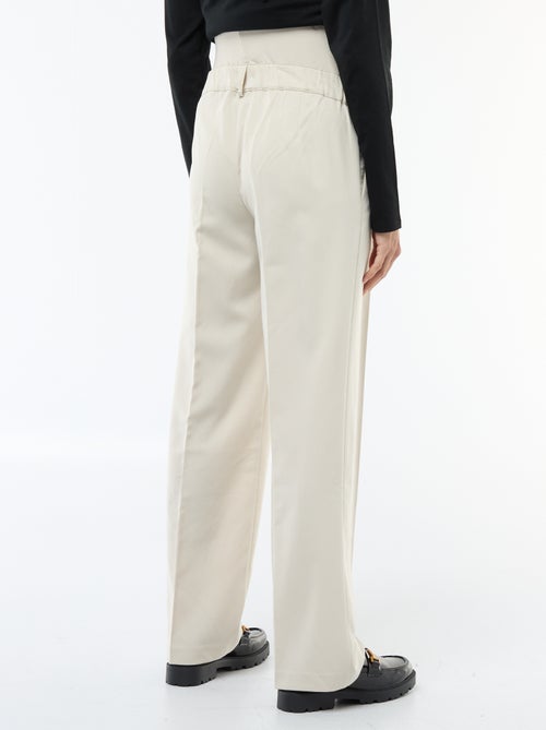 Pantalon de maternité coupe large de maternité - Kiabi