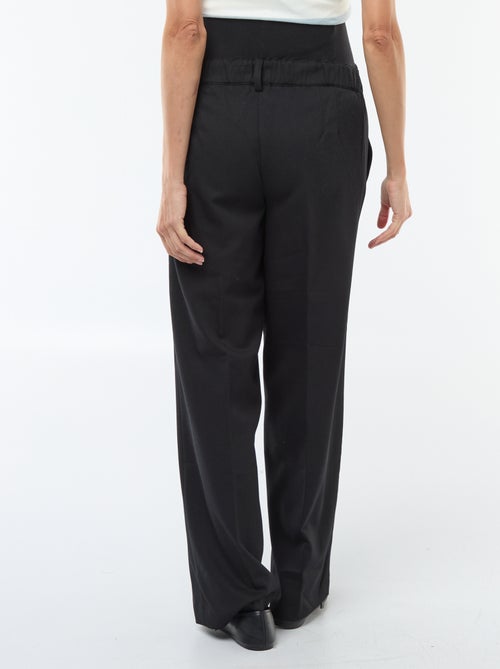 Pantalon de maternité coupe large de maternité - Kiabi
