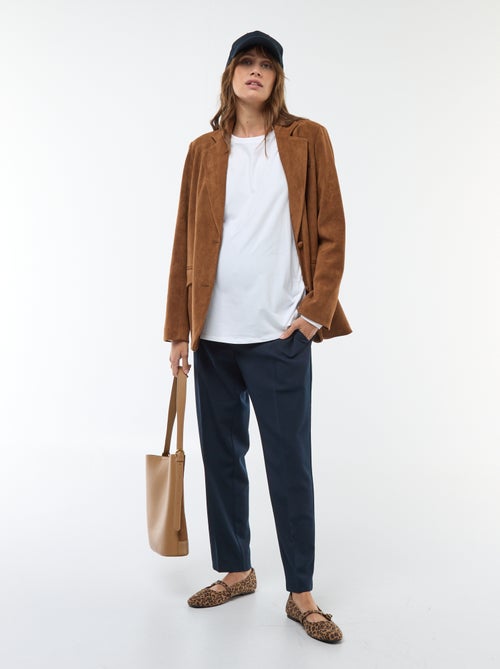 Pantalon de maternité large en maille Milano - Kiabi