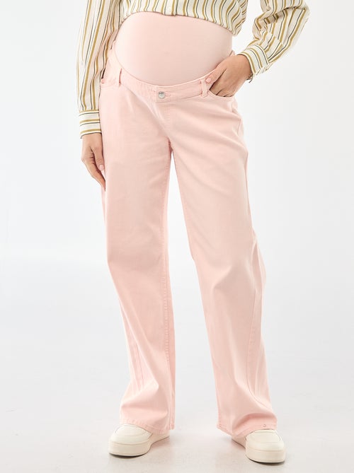 Pantalon de maternité wide leg - Kiabi