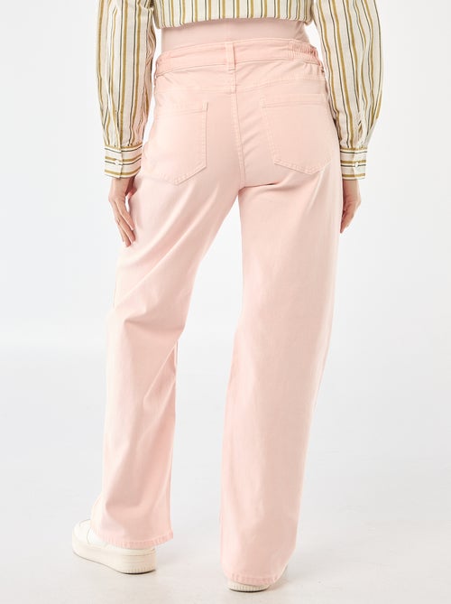 Pantalon de maternité wide leg - Kiabi
