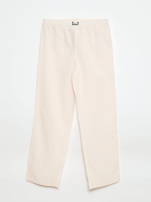 Pantalon de pyjama à motif - Kiabi