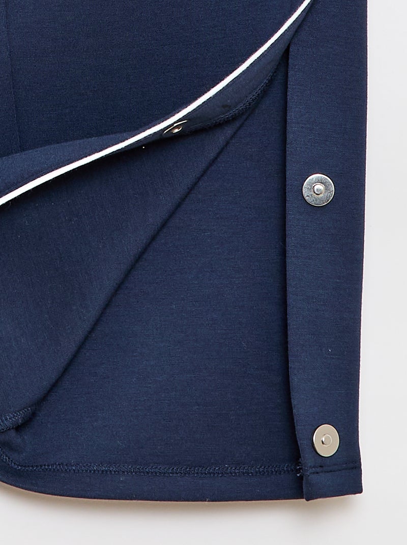 Pantalon de sport - Collection facile à enfiler Bleu - Kiabi