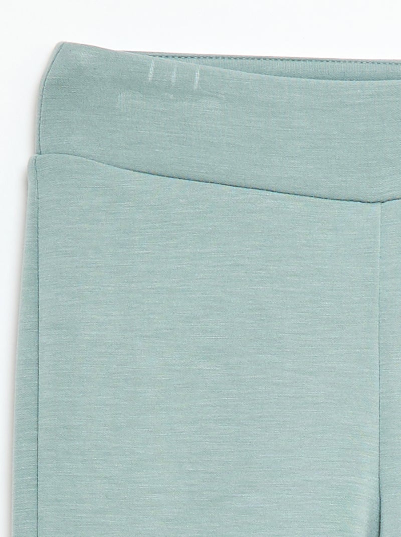 Pantalon de sport coupe flare Bleu - Kiabi