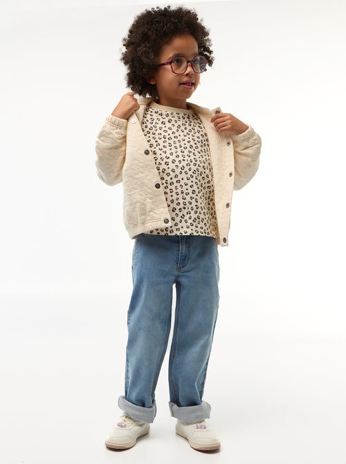 Pantalon denim - collection facile à enfiler - Kiabi