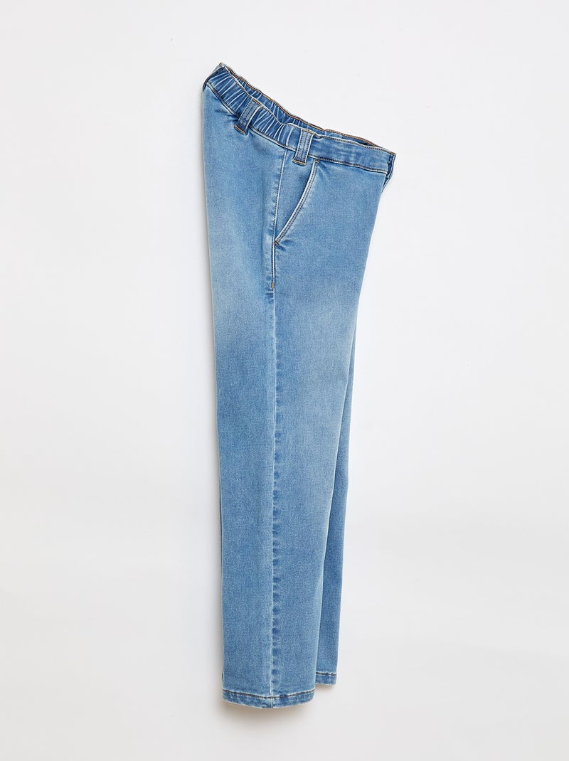 Pantalon denim - collection facile à enfiler Bleu - Kiabi