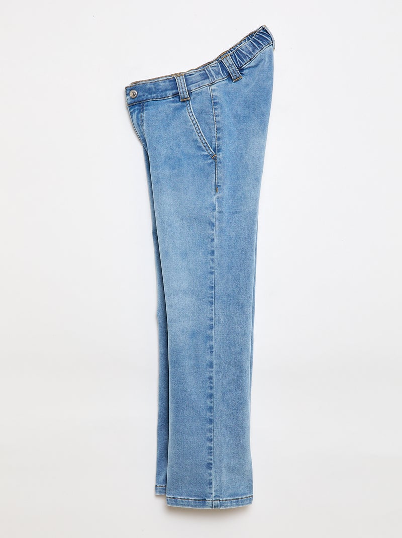 Pantalon denim - collection facile à enfiler Bleu - Kiabi