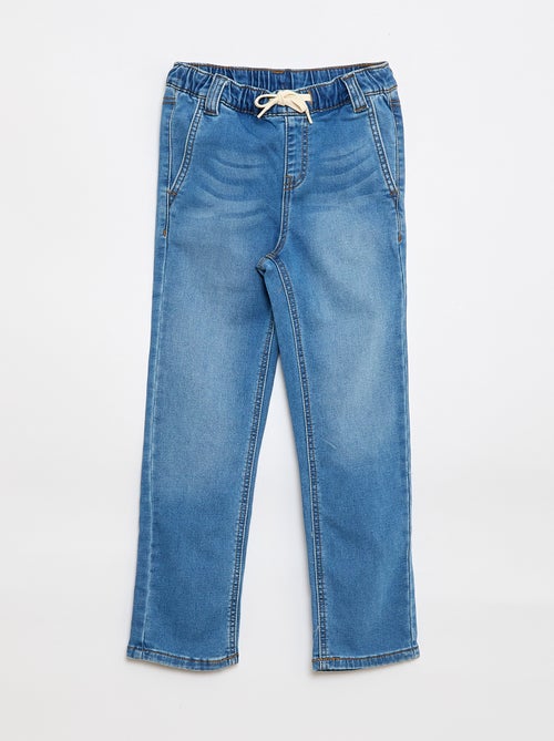 Pantalon denim - collection facile à enfiler - Kiabi