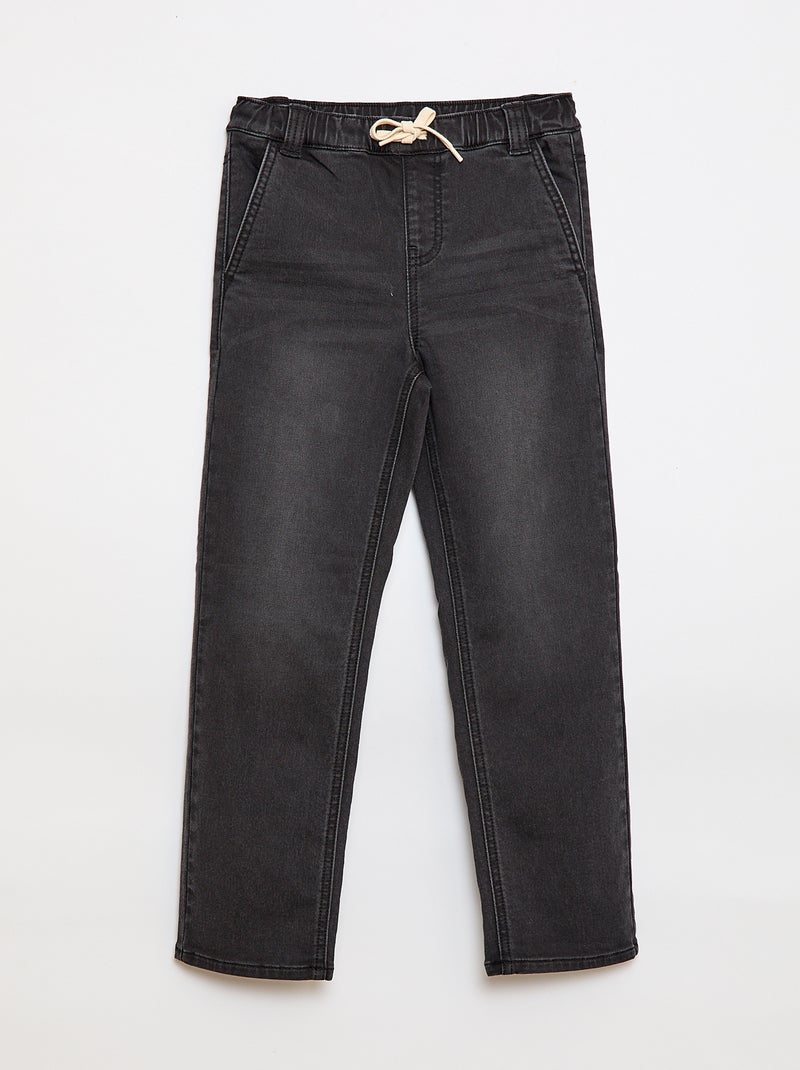 Pantalon denim - So Easy Gris - Kiabi