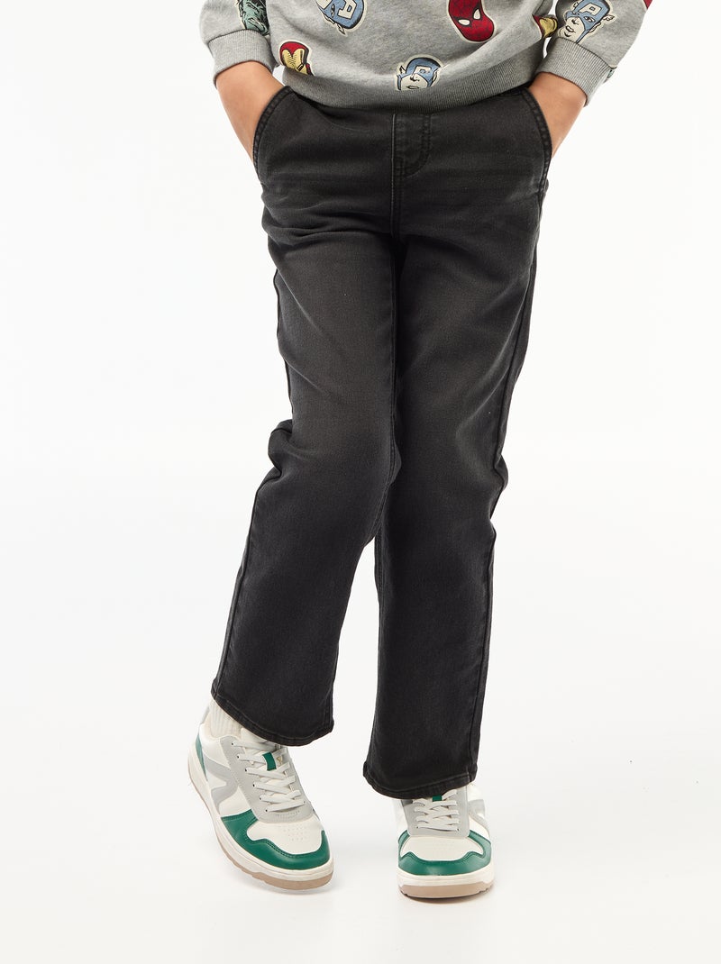 Pantalon denim - So Easy Gris - Kiabi