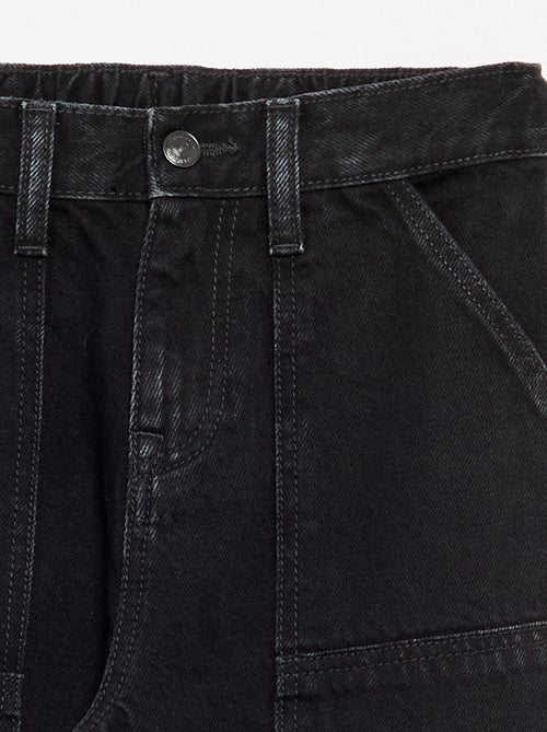 Pantalon denim baggy - Kiabi