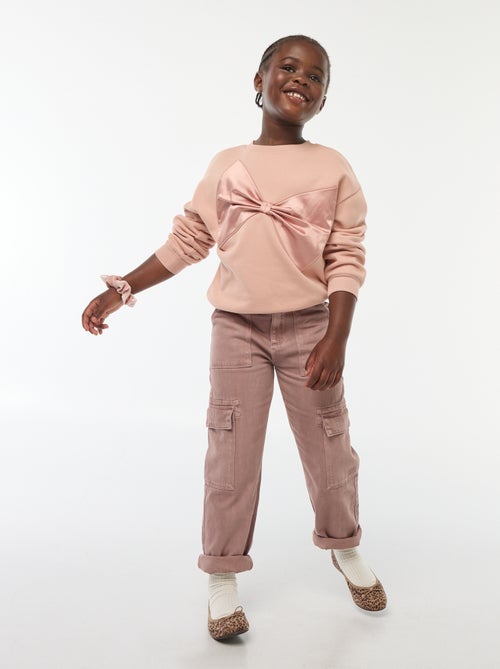 Pantalon denim multipoches - Kiabi