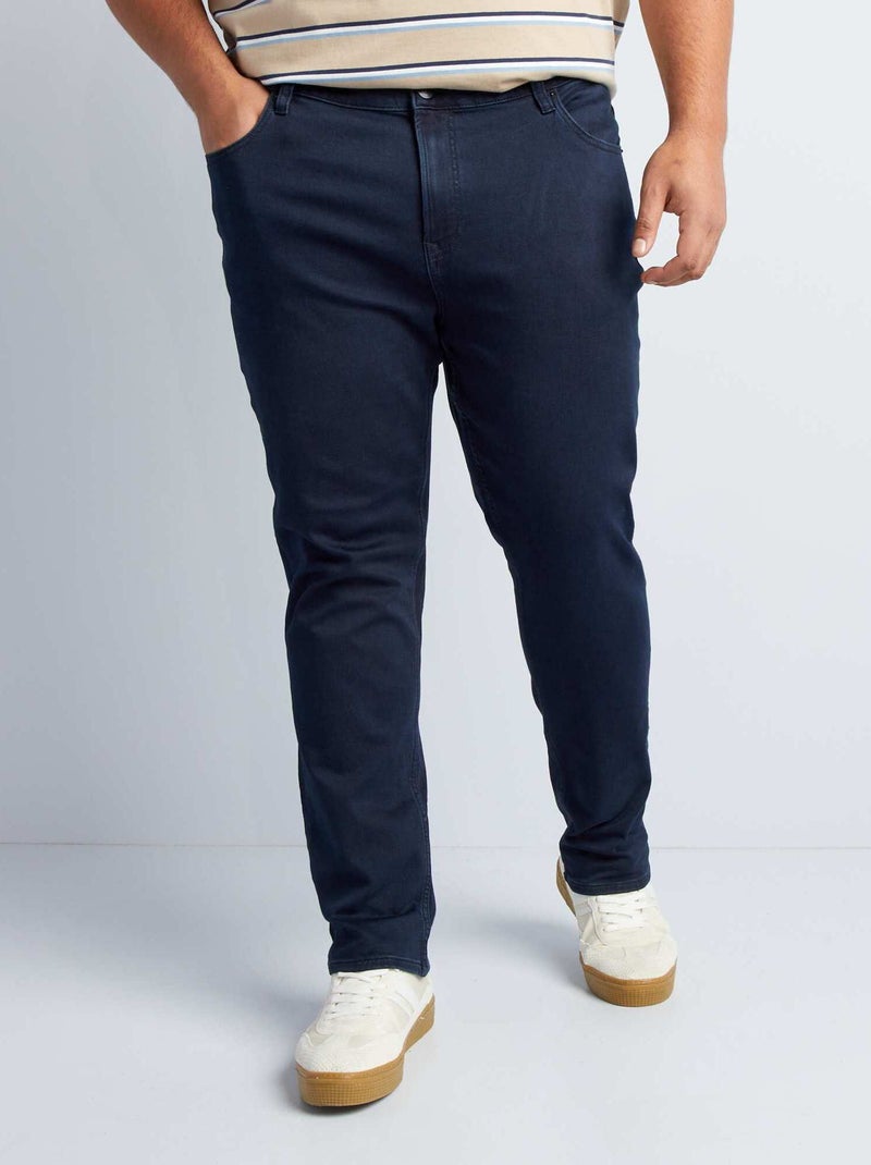 Pantalon denim slim fit BLEU - Kiabi