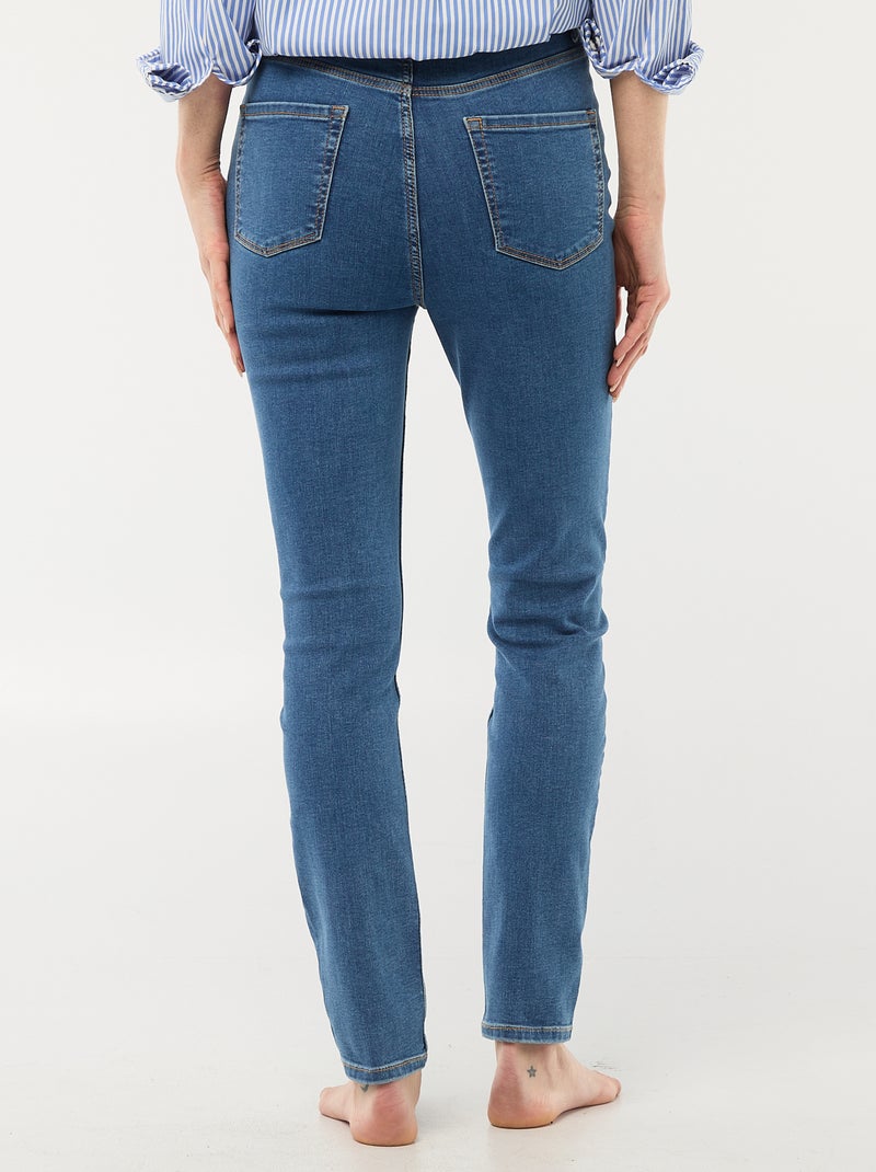 Pantalon denim stretch super skinny en coton Bleu - Kiabi