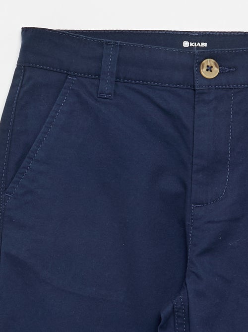 Pantalon droit en coton - Kiabi Pantalon droit en coton - Kiabi