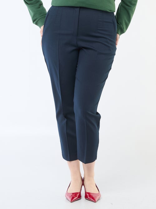 Pantalon droit taille haute - Kiabi