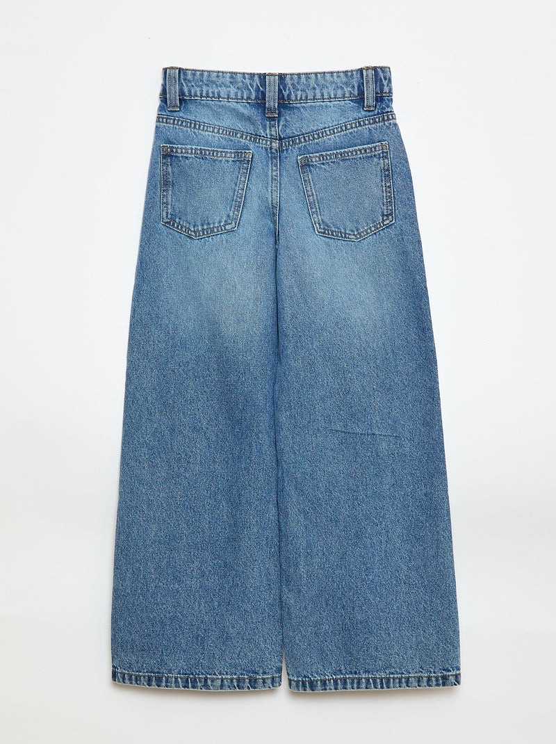 Pantalon en denim Bleu - Kiabi