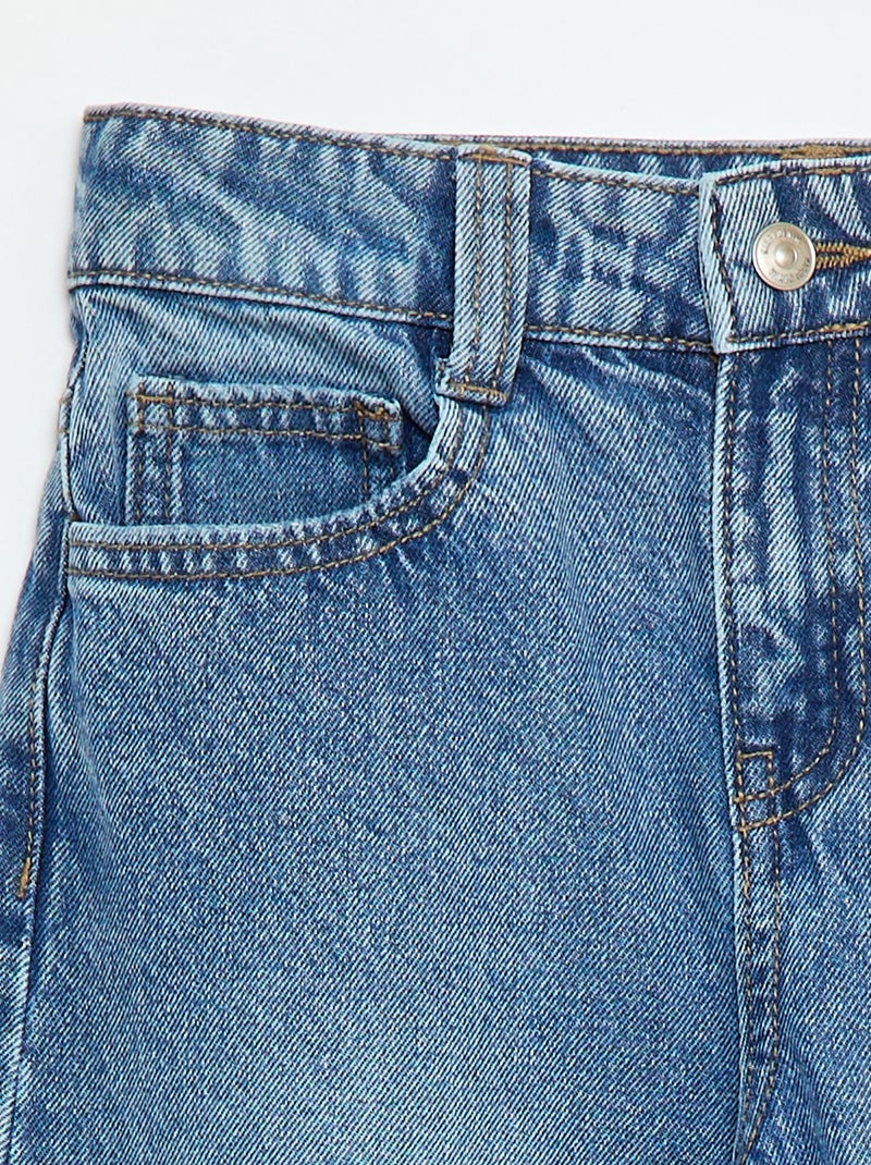 Pantalon en denim Bleu - Kiabi