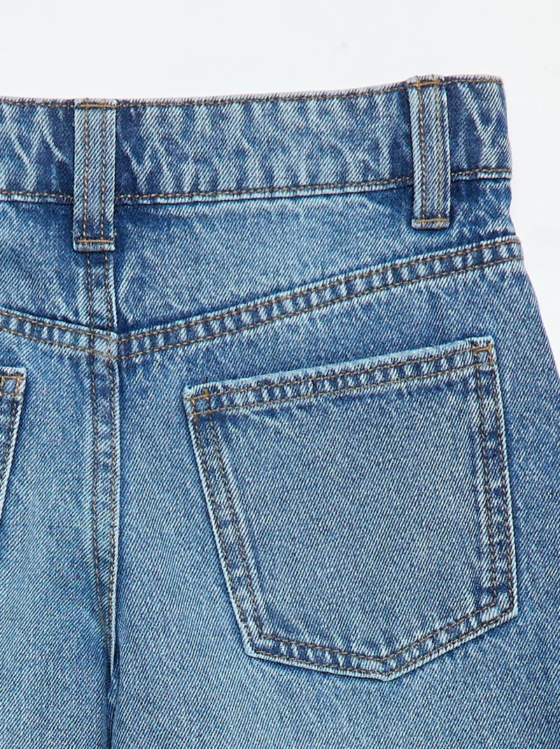 Pantalon en denim Bleu - Kiabi