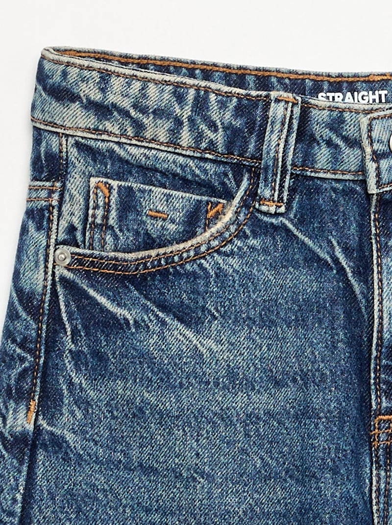Pantalon en denim Bleu - Kiabi