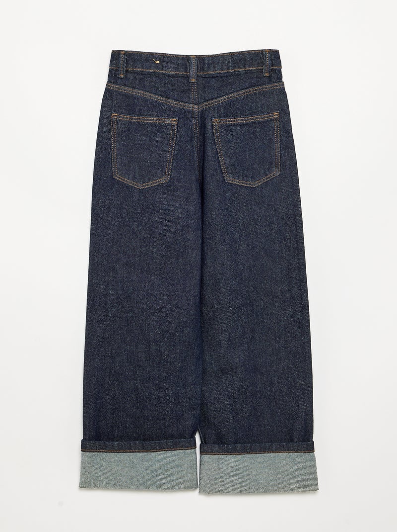 Pantalon en denim Bleu - Kiabi