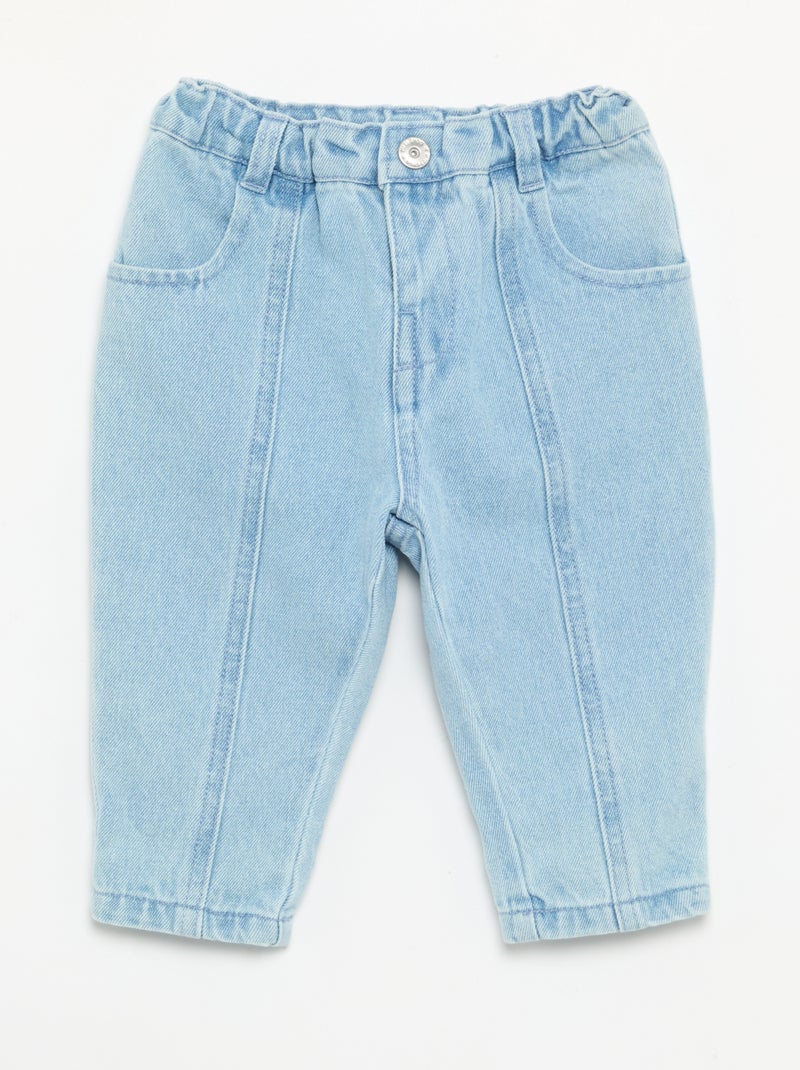 Pantalon en denim Bleu - Kiabi