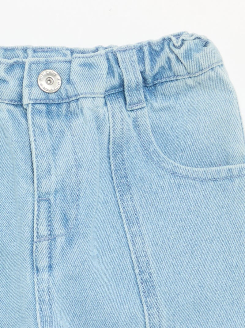 Pantalon en denim Bleu - Kiabi