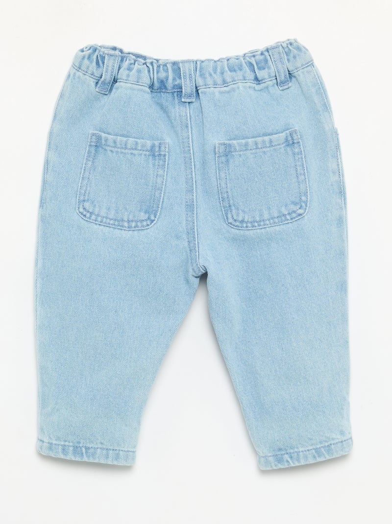 Pantalon en denim Bleu - Kiabi