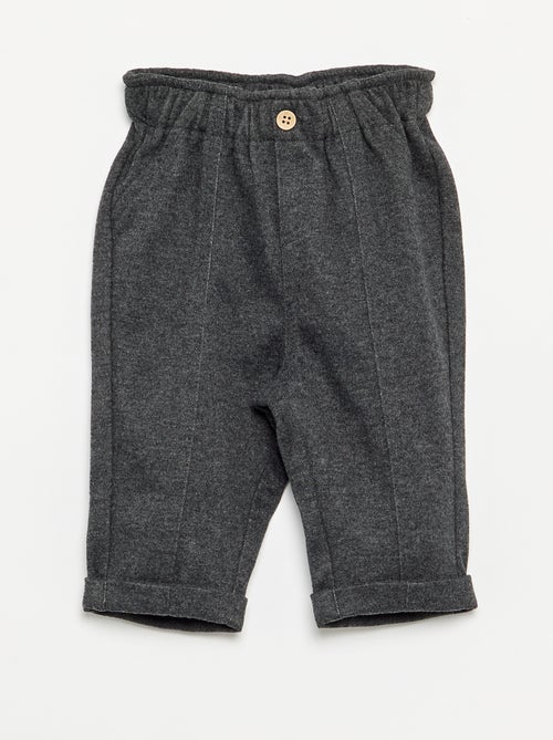 Pantalon en flanelle grattée - Kiabi