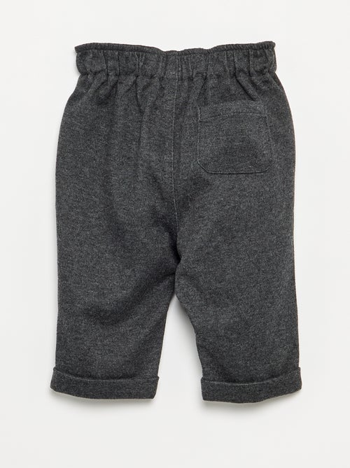 Pantalon en flanelle grattée - Kiabi