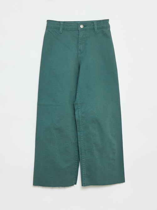 Pantalon en jean coupe large / wide leg - Kiabi