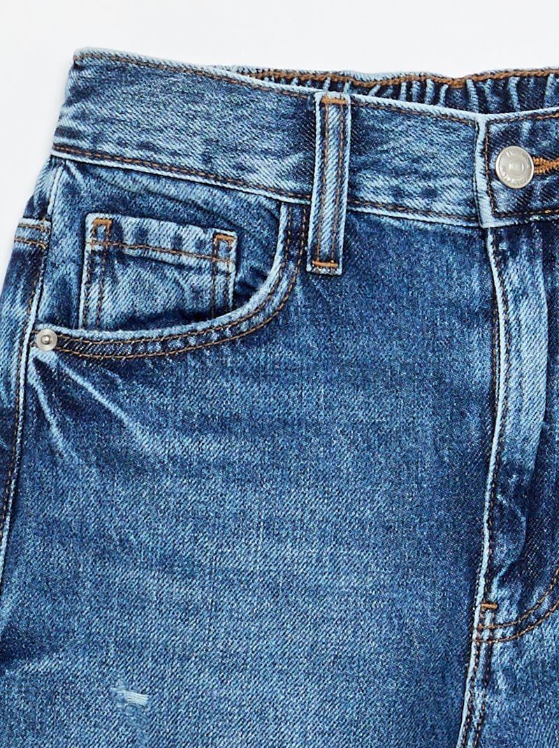 Pantalon en jean large Bleu - Kiabi