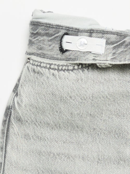 Pantalon en jean large - Kiabi