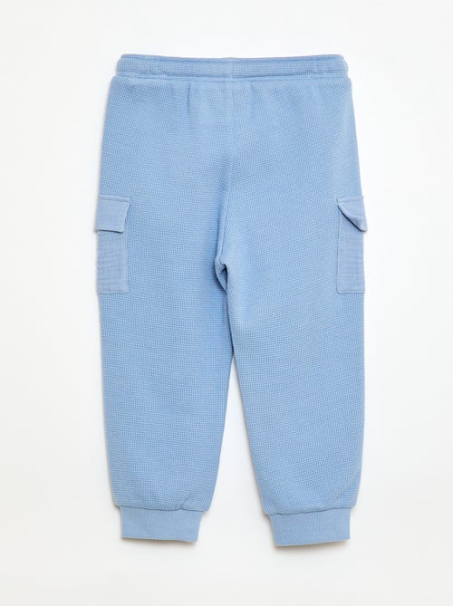 Pantalon en maille gaufrée - Kiabi