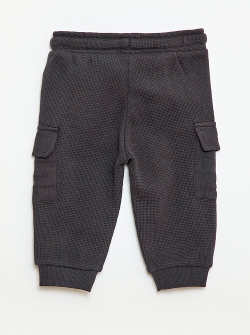 Pantalon en maille gaufrée - Kiabi