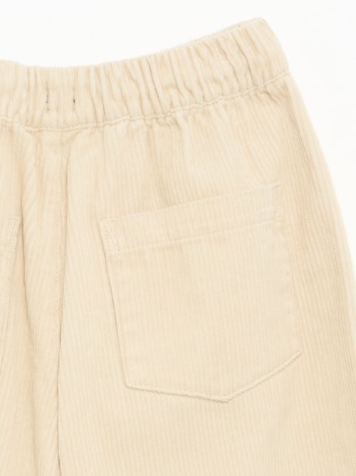 Pantalon en velours côtelé - Kiabi