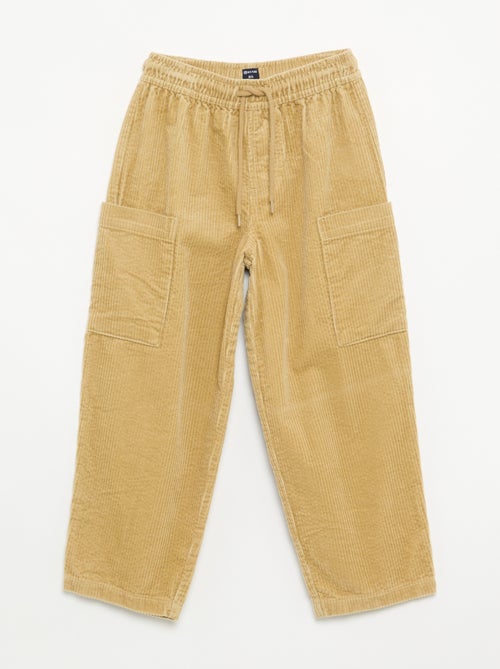 Pantalon en velours côtelé - Kiabi