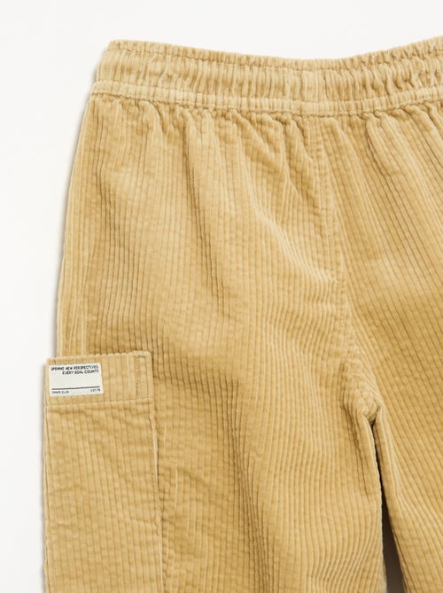 Pantalon en velours côtelé - Kiabi
