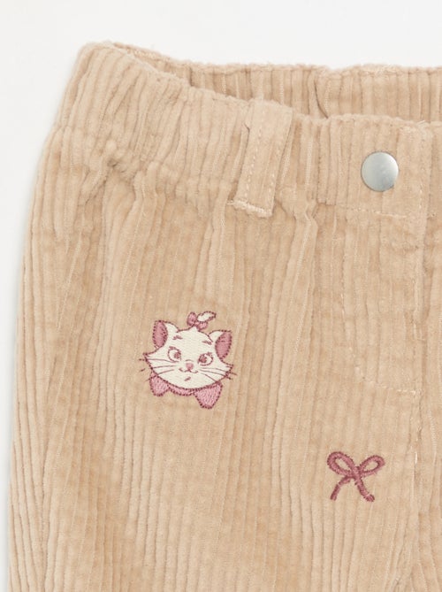 Pantalon en velours 'Disney' 'Marie' - Kiabi